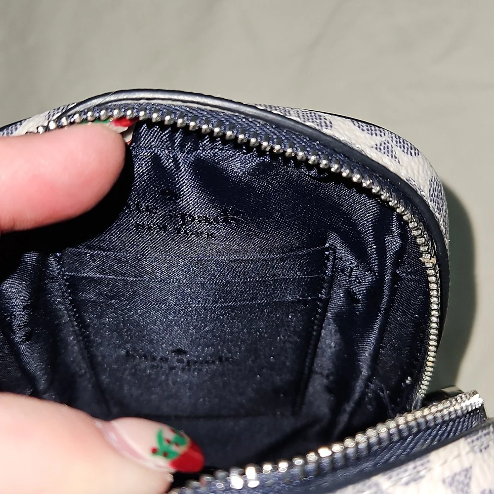 Kate Spade Navy Logo Pattern Crossbody Bag